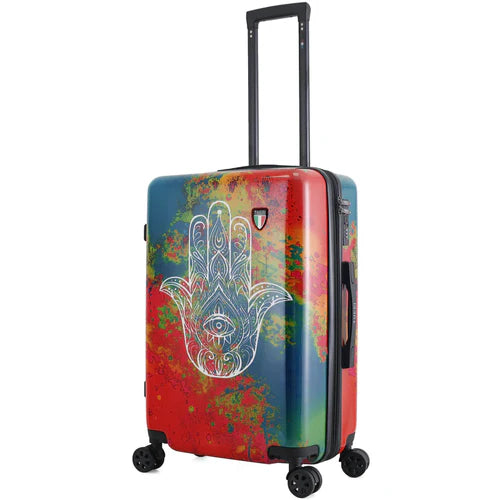 Tucci Exotic Hamsa PC Hardside Luggage SET (20", 24", 28")