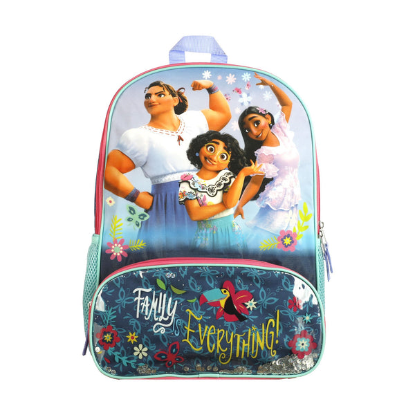 Disney Encanto 16" Kids Backpack Family Is Everything Luisa Mirabel And Isabella