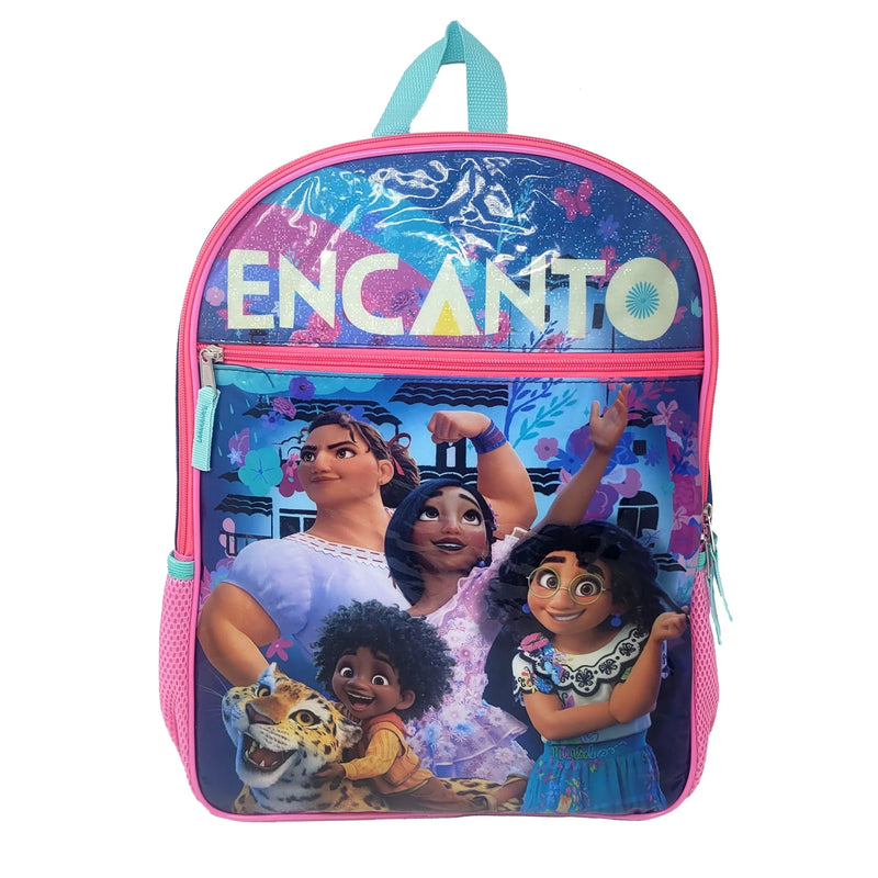 Encanto Backpack 16" Disney Girls Isabel Mirabel Luisa Antonio Madrigal Family