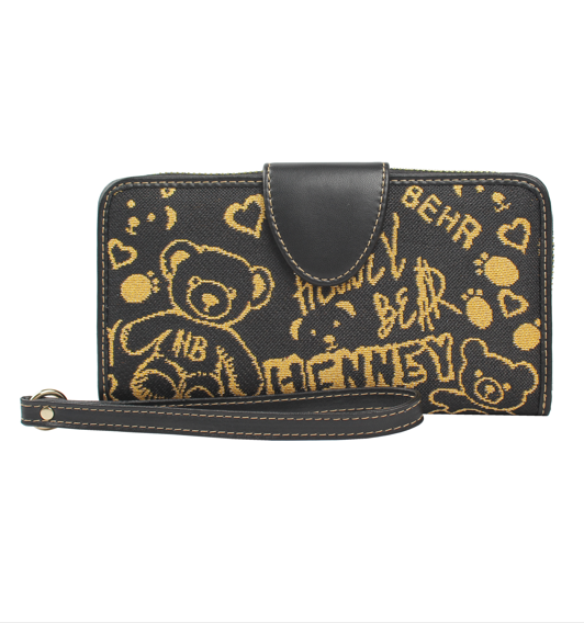 Henney Bear Wristlet Purse