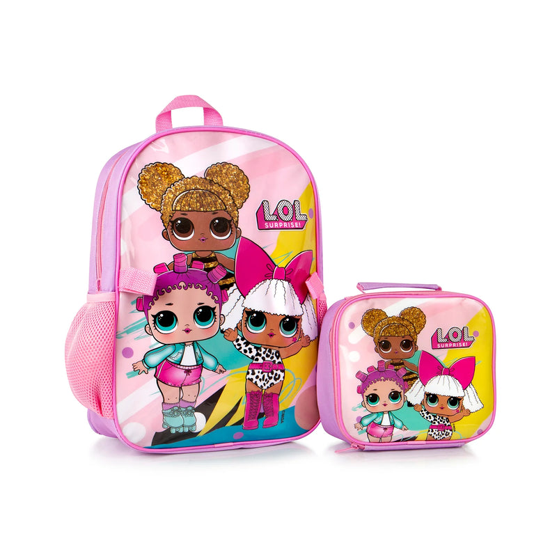 Heys LOL Surprise Backpack Lunch Bag Set