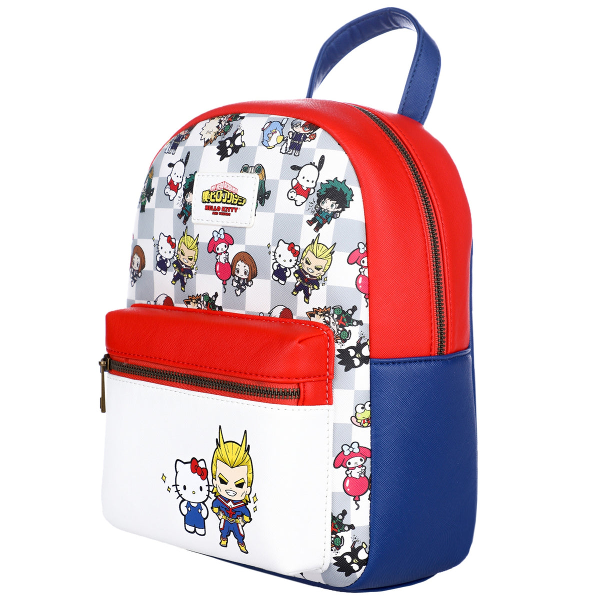 Bioworld My Hero Academia X Sanrio Kitty Color Block Mini Backpack