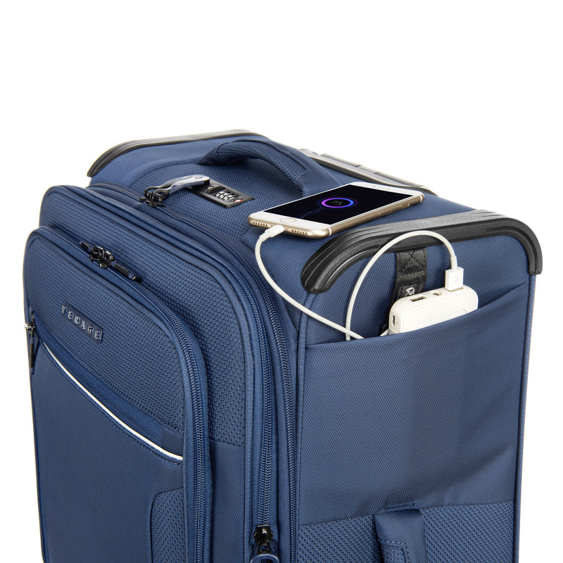 Verage Toledo III Anti-Bacterial Softside Luggage 3 Pieces Set (19" + 24" + 29")