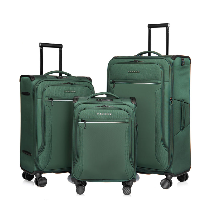 Verage Toledo III Anti-Bacterial Softside Luggage 3 Pieces Set (19" + 24" + 29")