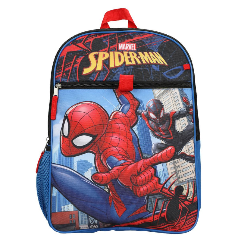 Marvel Spider-Man Miles Morales 5 Piece Kids 16" Backpack Set