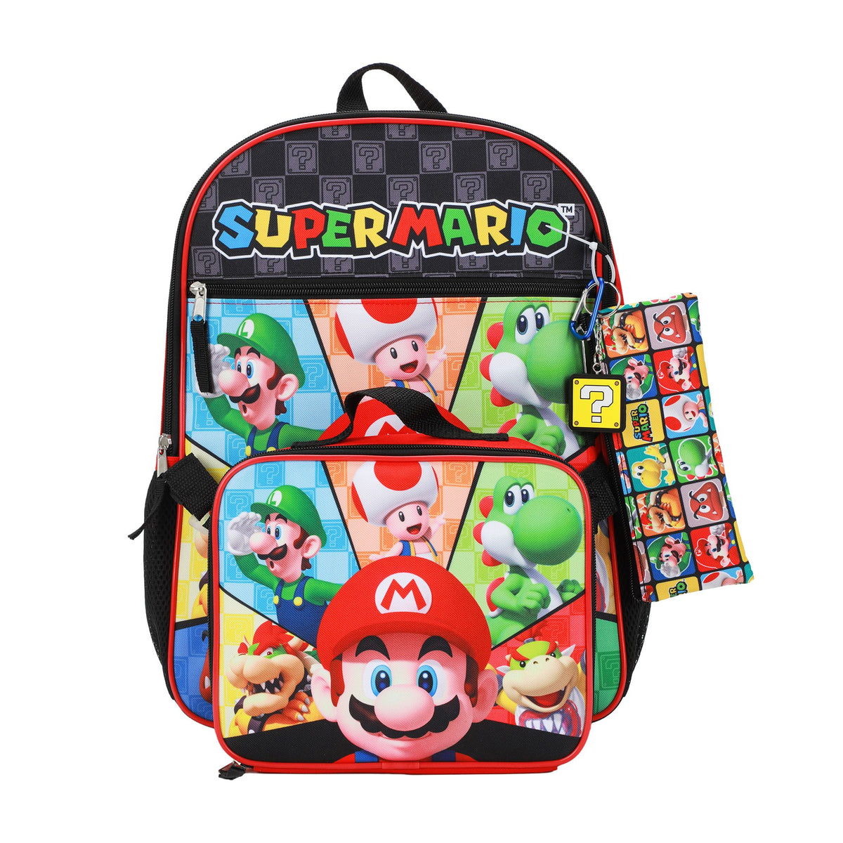 Mario bros backpack and lunchbox best sale