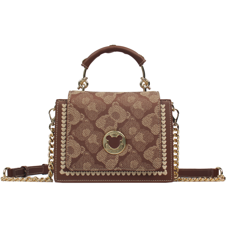 Henney Bear Top Handle Shoulder Bag